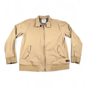 Vans Jacket Adult EXTRA LARGE Brown Harrington Skate Bomber Canvas Workwear